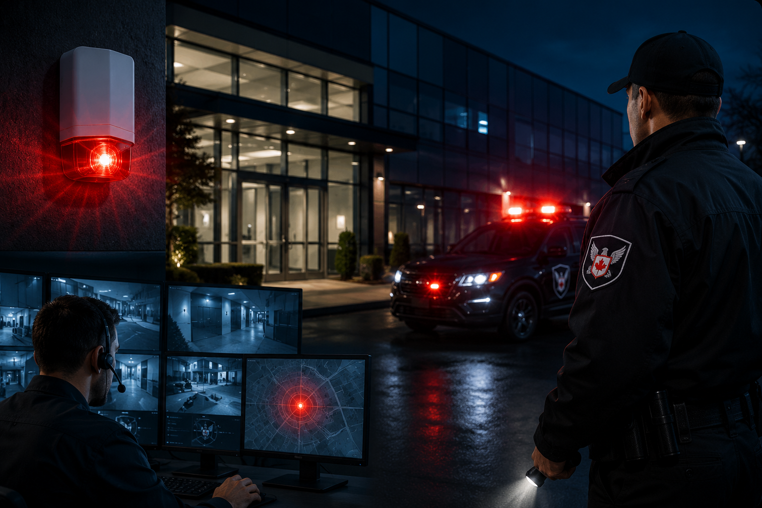 24/7 alarm response security services in Calgary