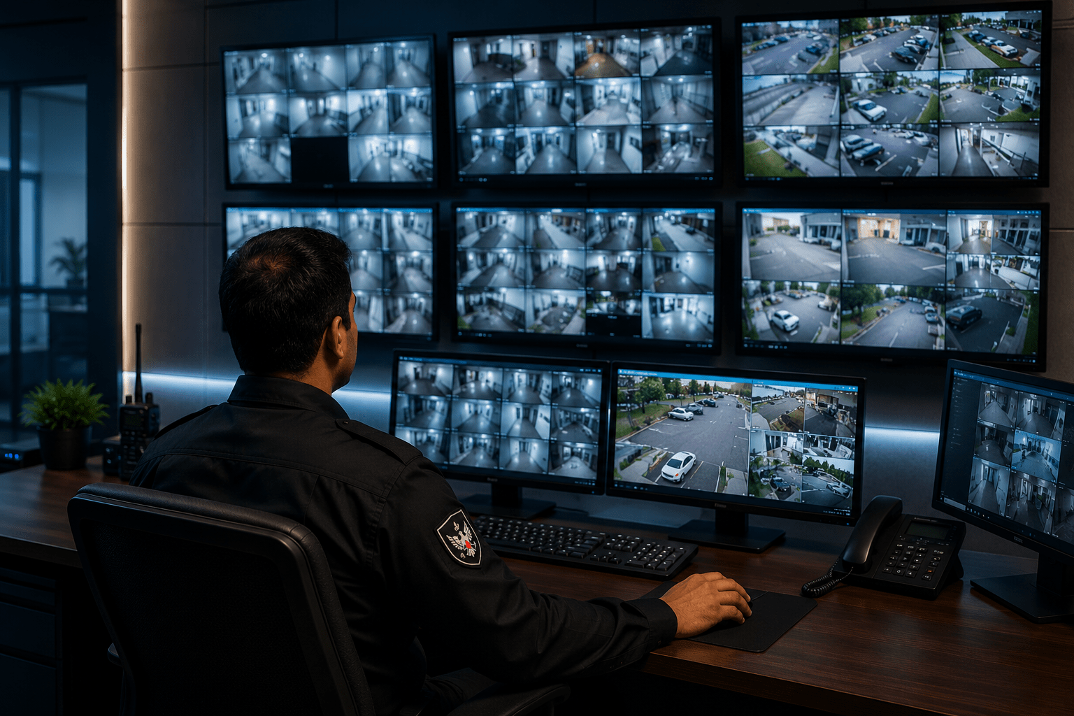 Professional live CCTV security monitoring services Calgary