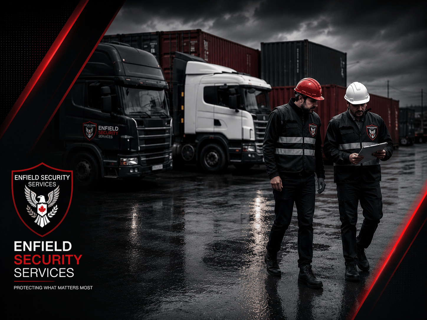 Enfield Security truck yard security services