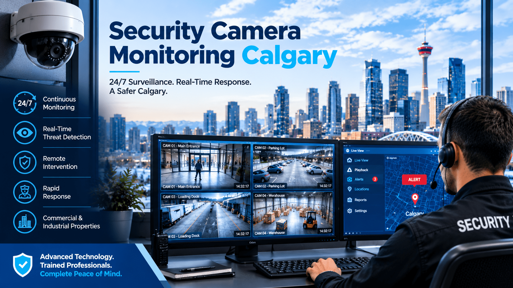 Security Camera Monitoring Calgary