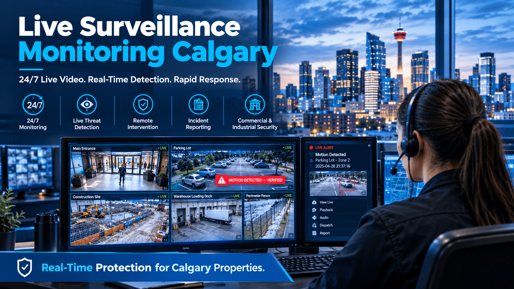 Live Surveillance Monitoring Calgary