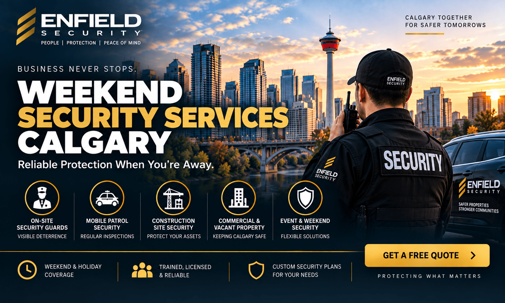 Weekend Security Services Calgary
