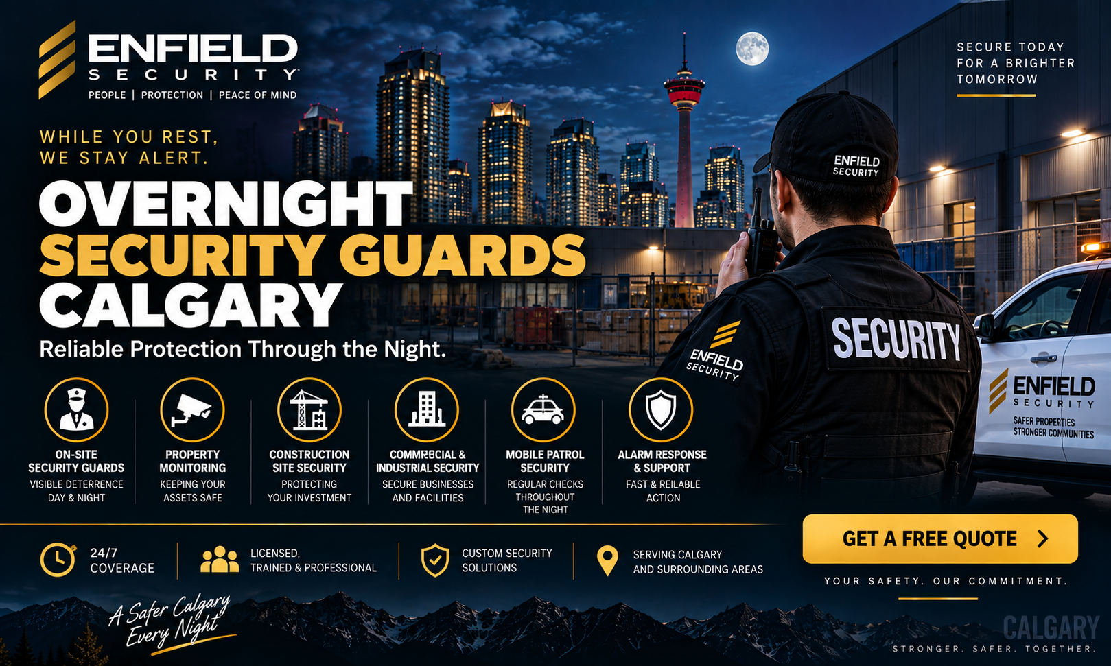 Overnight Security Guards Calgary