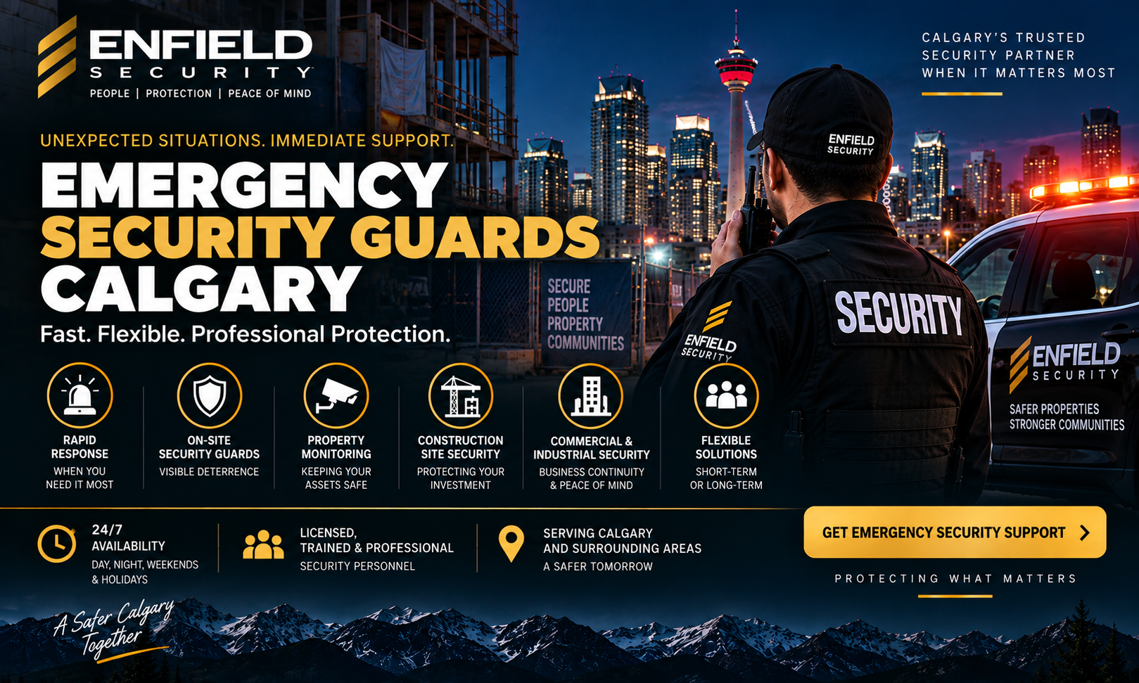 Emergency Security Guards Calgary