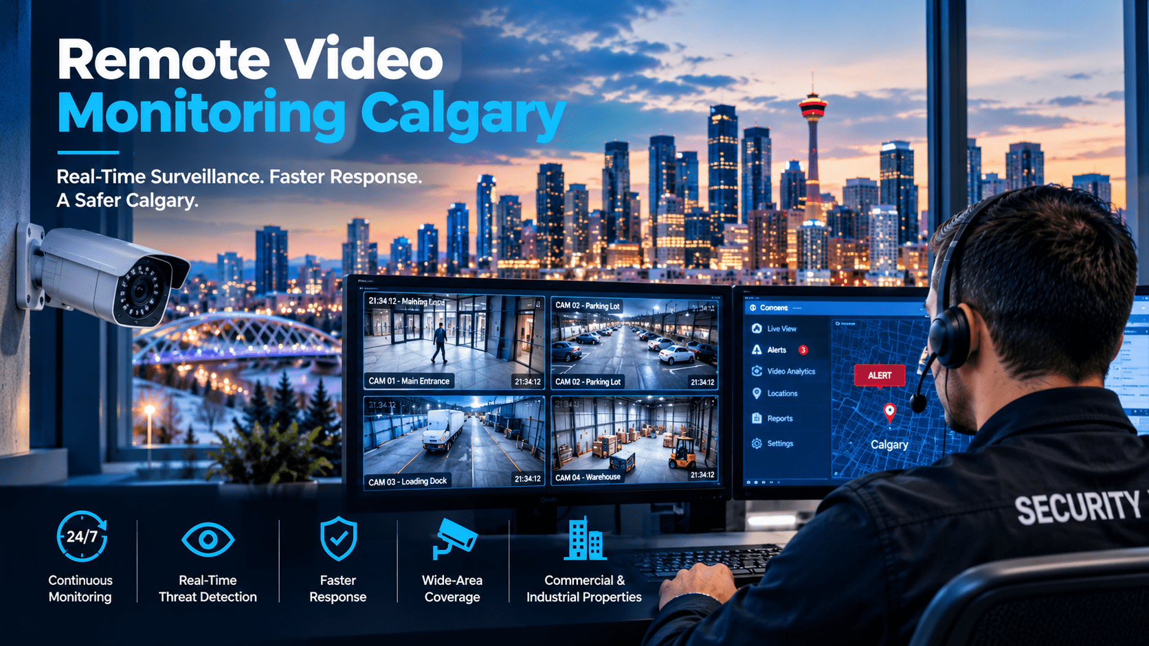 Remote CCTV Monitoring Calgary
