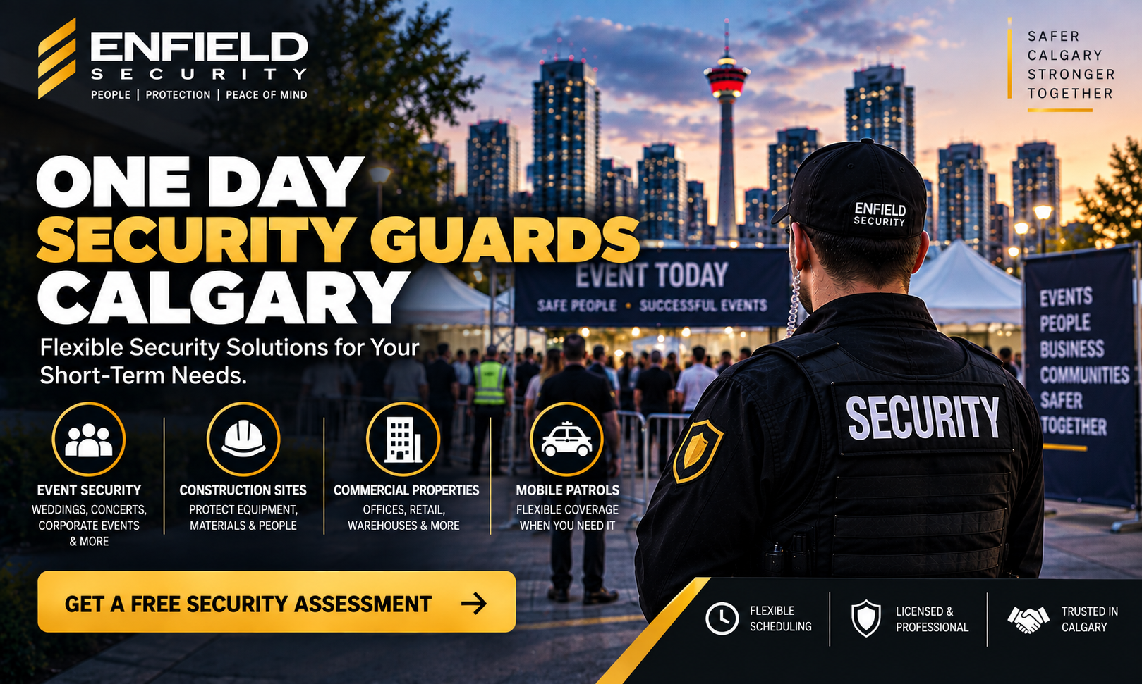 One Day Security Guards Calgary
