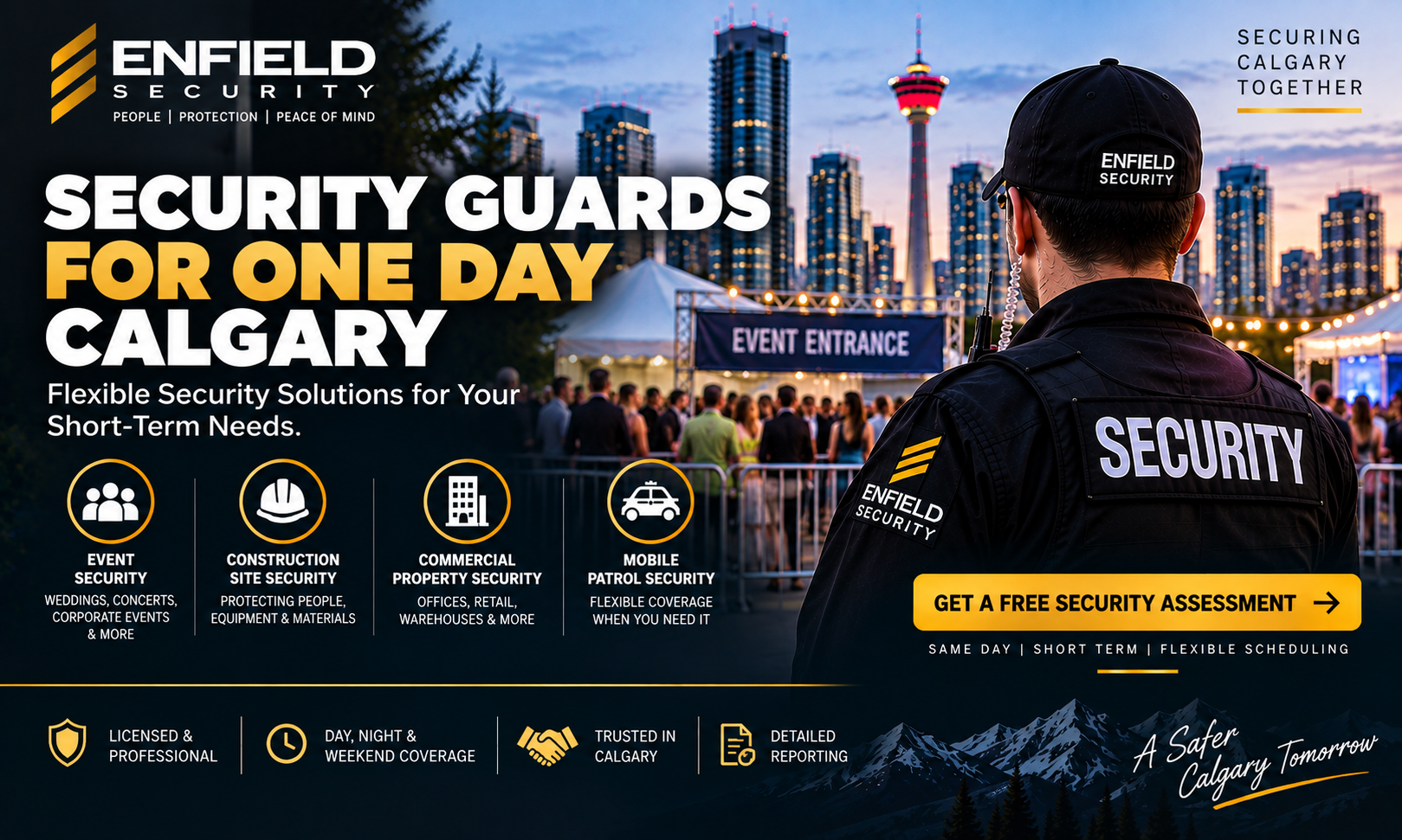 Security Guards for One Day Calgary