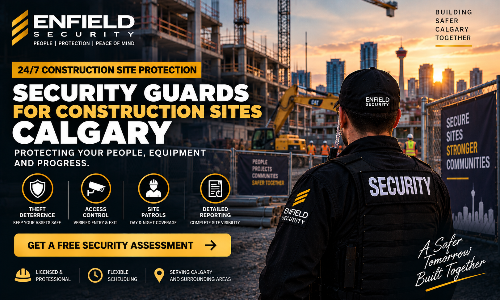 security guards for construction sites Calgary